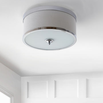 David 15" Metal LED Flush Mount - JONATHAN Y